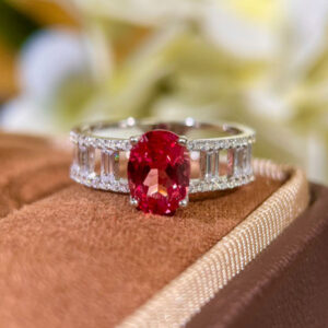 Wine red gemstone ring (7)