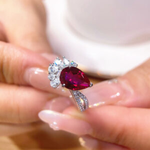 pigeon blood ruby ring