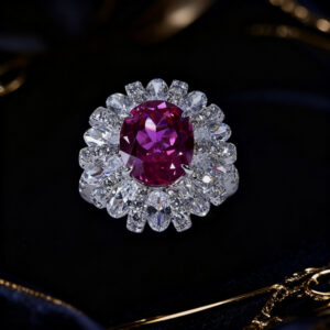5-carat lab-grown colored gemstone and diamond ring for sale_4