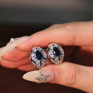 Why these jewelry brands dazzle in 2025: My 6-week discovery 1 Seductive Snakes Earrings with Emerald Sapphire_1