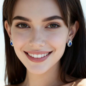 Seductive Snakes Earrings with Emerald Sapphire_Jewelry Diaries